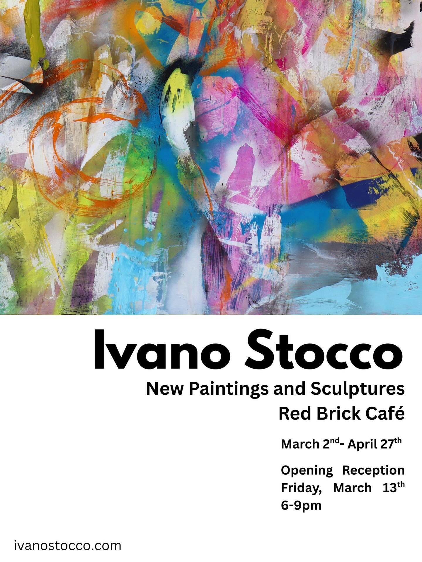 Red Brick Cafe Solo Show Poster